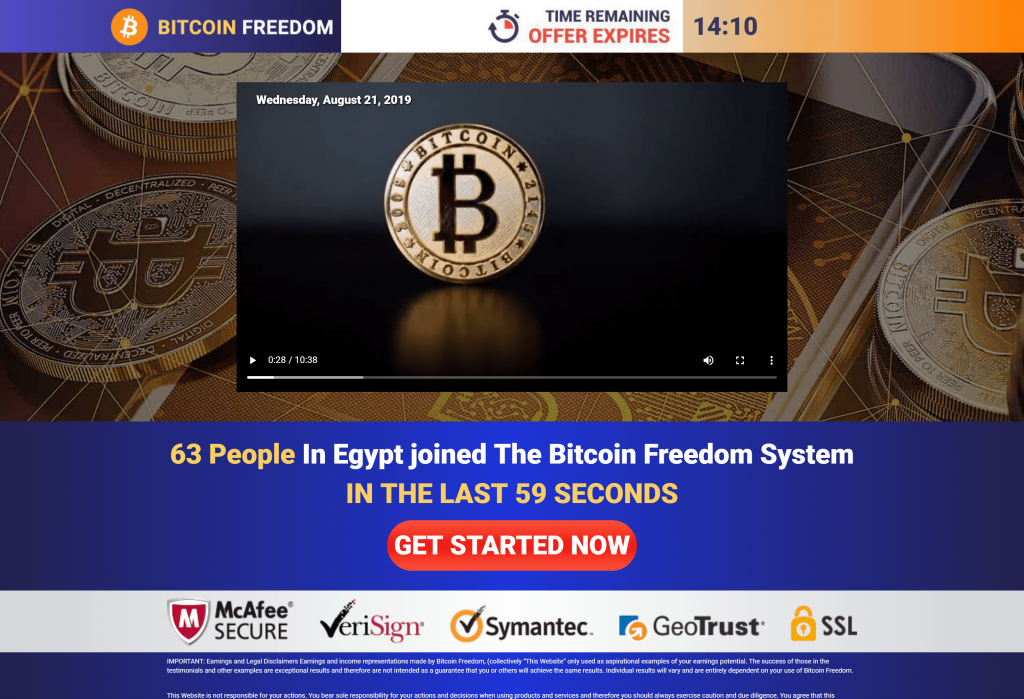 bitcoin freedom truffa