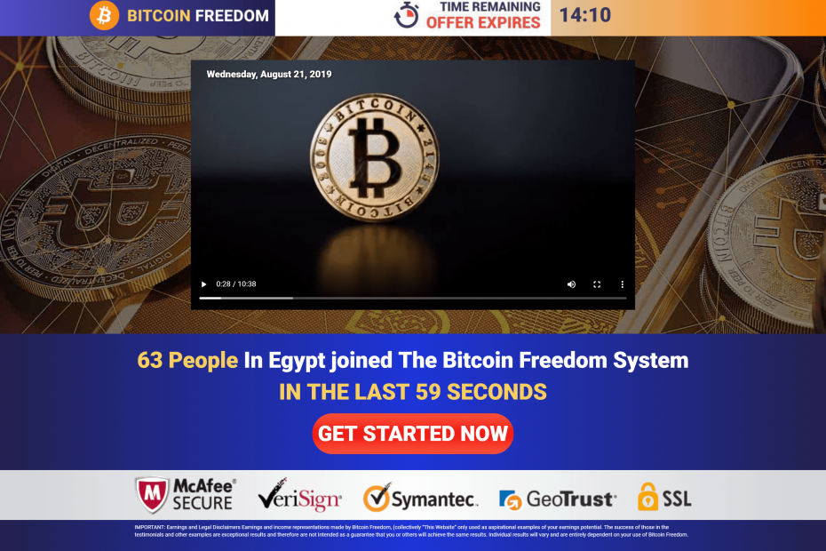 bitcoin freedom truffa