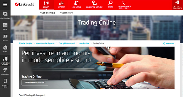 trading online unicredit